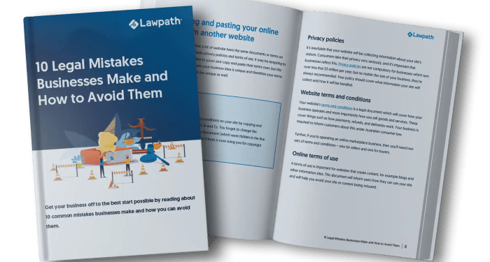 EGuide: 10 Legal Mistakes to Avoid - Lawpath